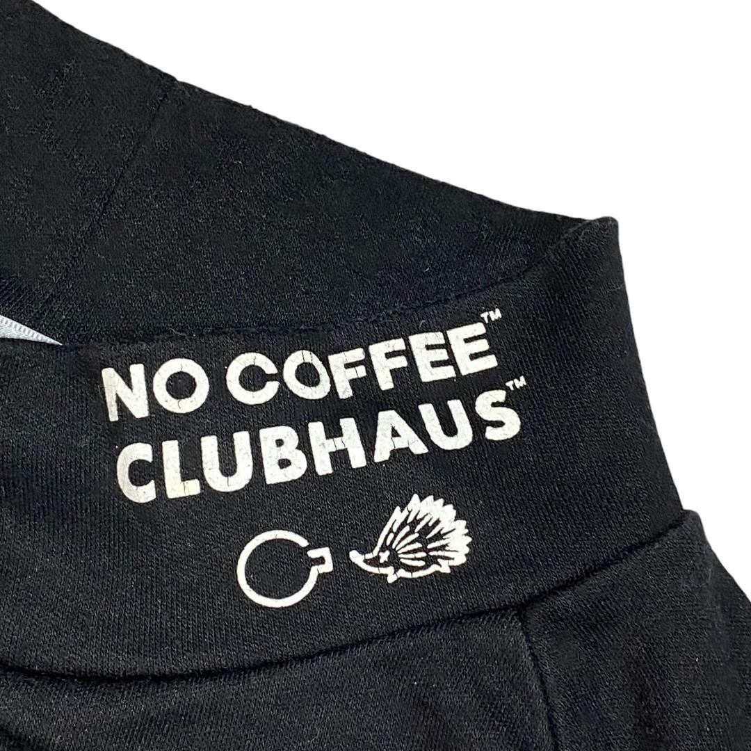 クラブハウス×NO COFFEE 半袖 モックネック シャツ XS ブラック