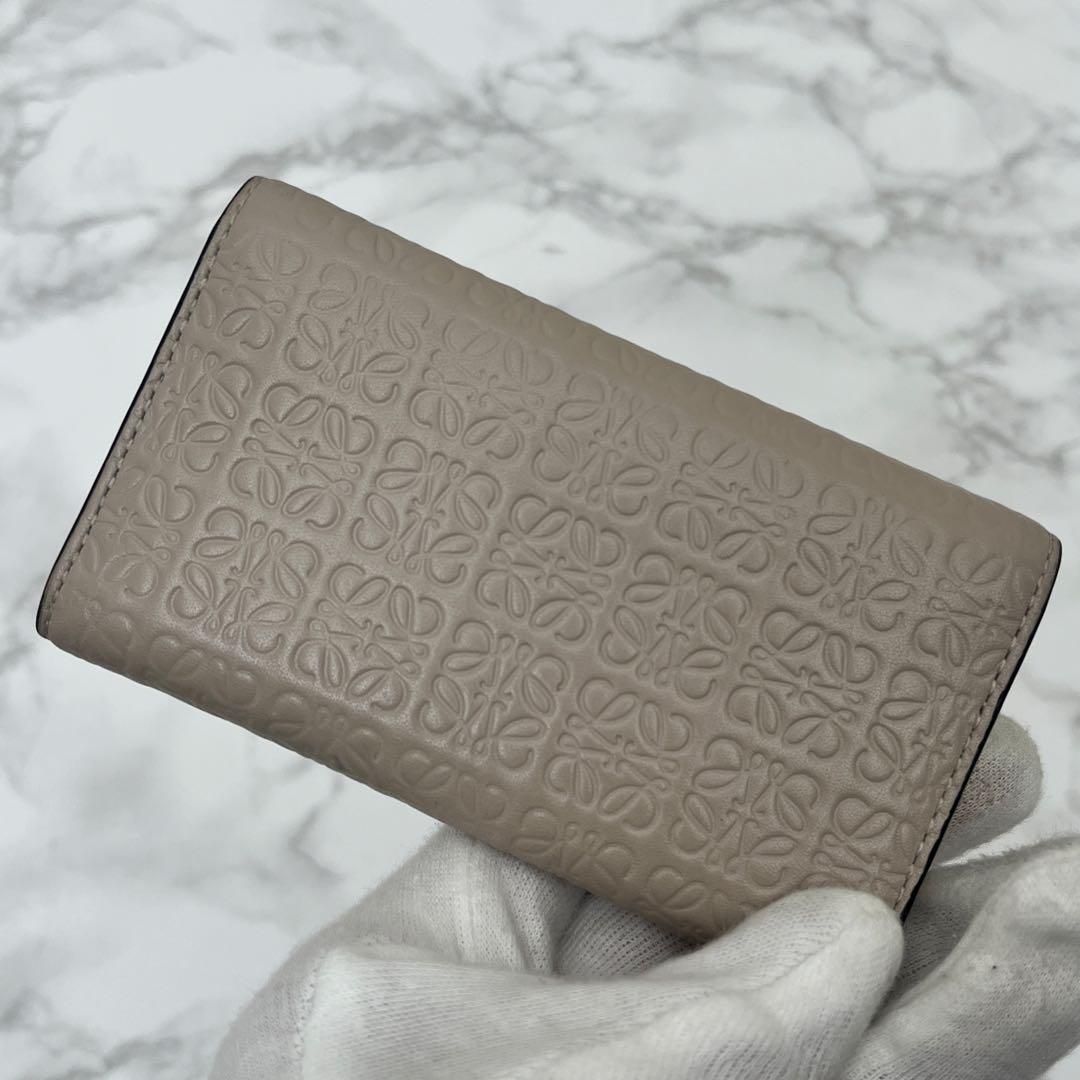 LOEWE ロエベ リピートアナグラム キーケース キーケース ベージュ