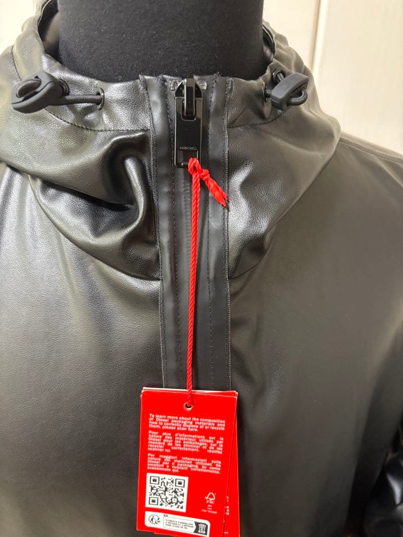 DIESEL フェイクレザージャケット　48size
