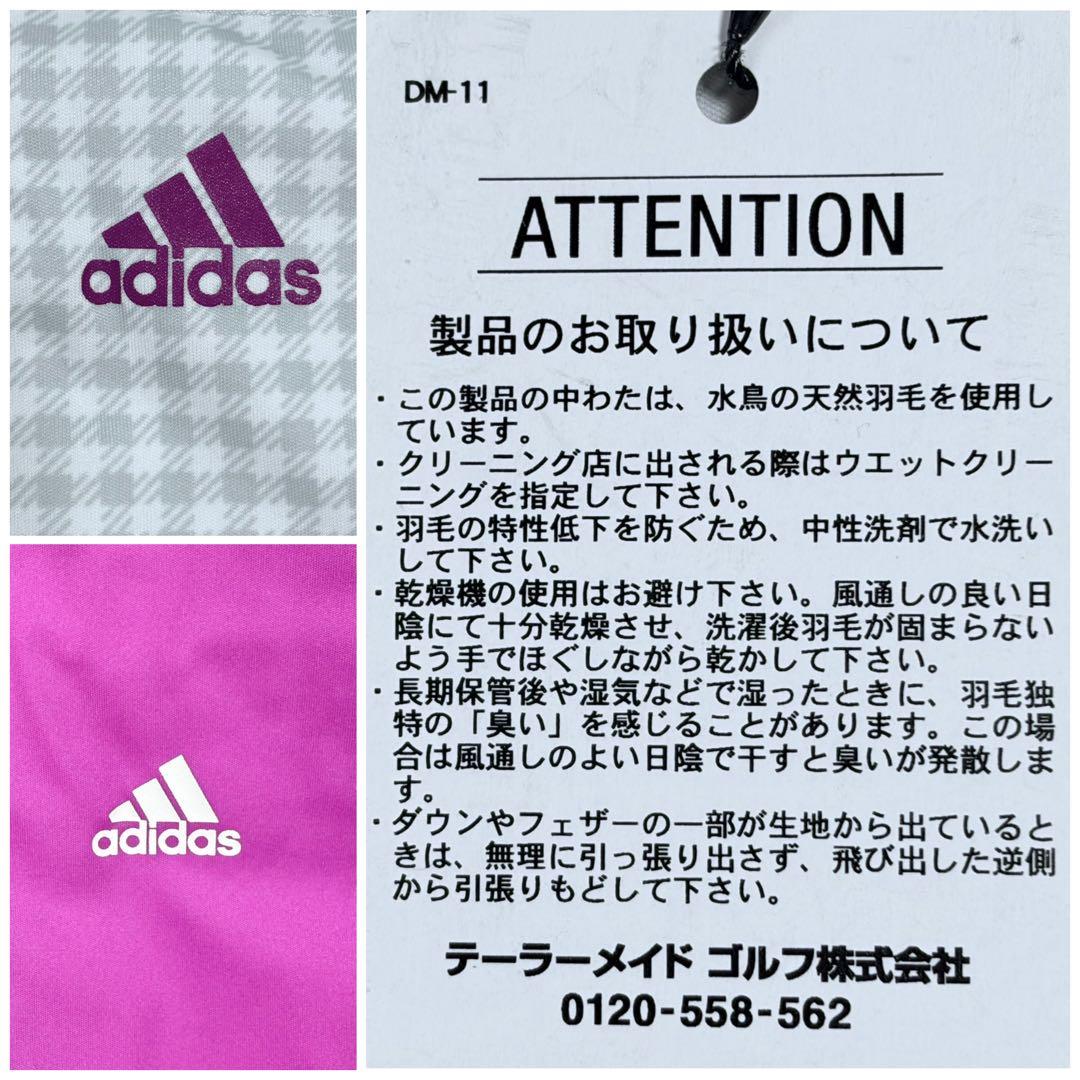 未使用⭐️アディダス　ゴルフウェア　ダウン90％ 中綿　防寒　レディース　大きめ