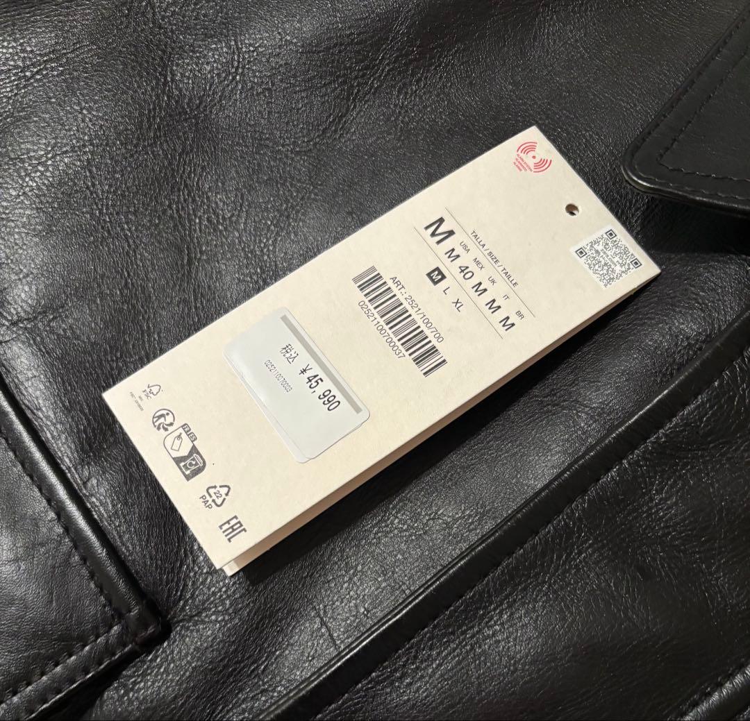 25aw ZARA 名作 復刻 man archive 本革 レザージャケット