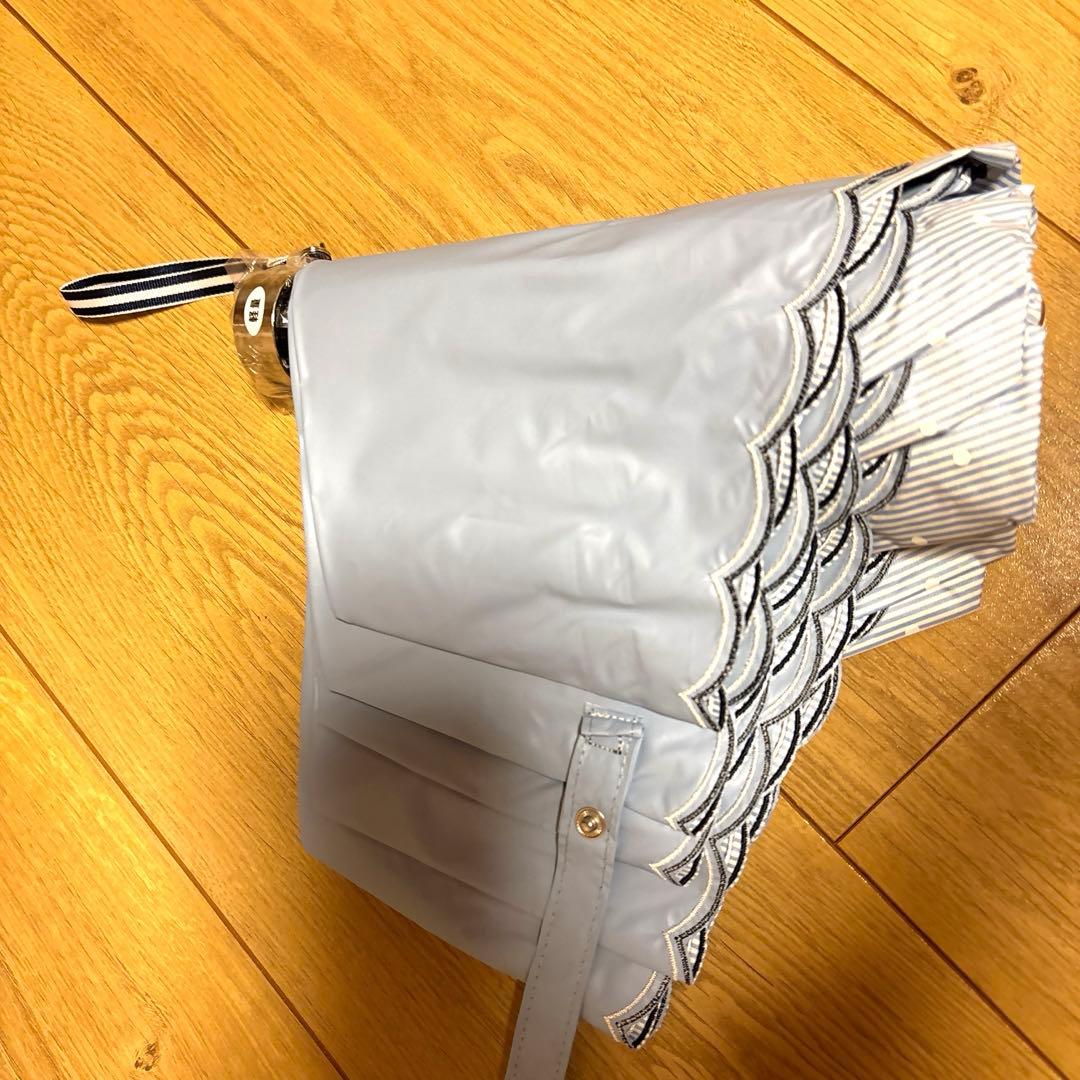 大人気‼️軽量⭐️Poloラルフローレン晴雨兼用折りたたみ傘水色50㎝⭐️新品未使用
