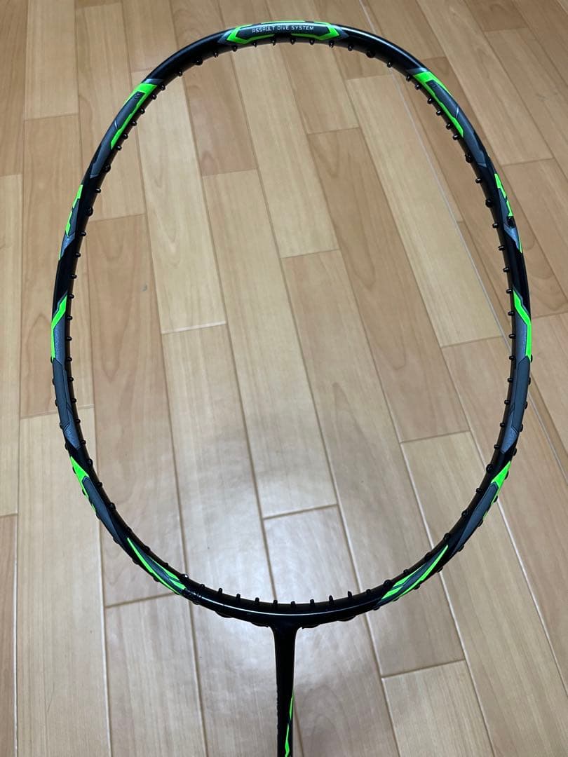 バドミントン グラビタス 3.0RA ブラックグリーン BGV30RABG5