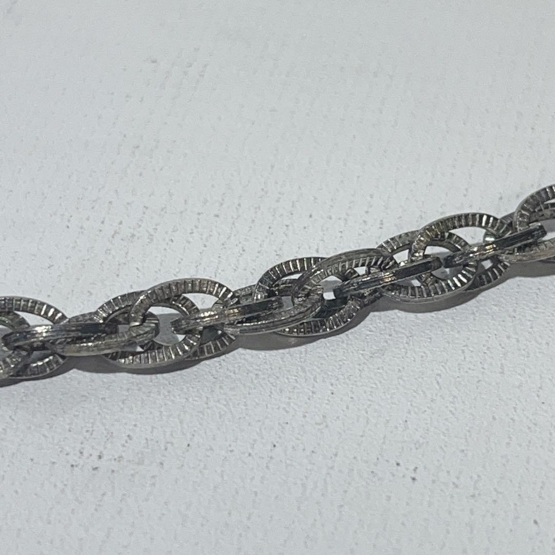 ハシモト　ルミーはしもと　ビーズバッグ　シルバーチェーン