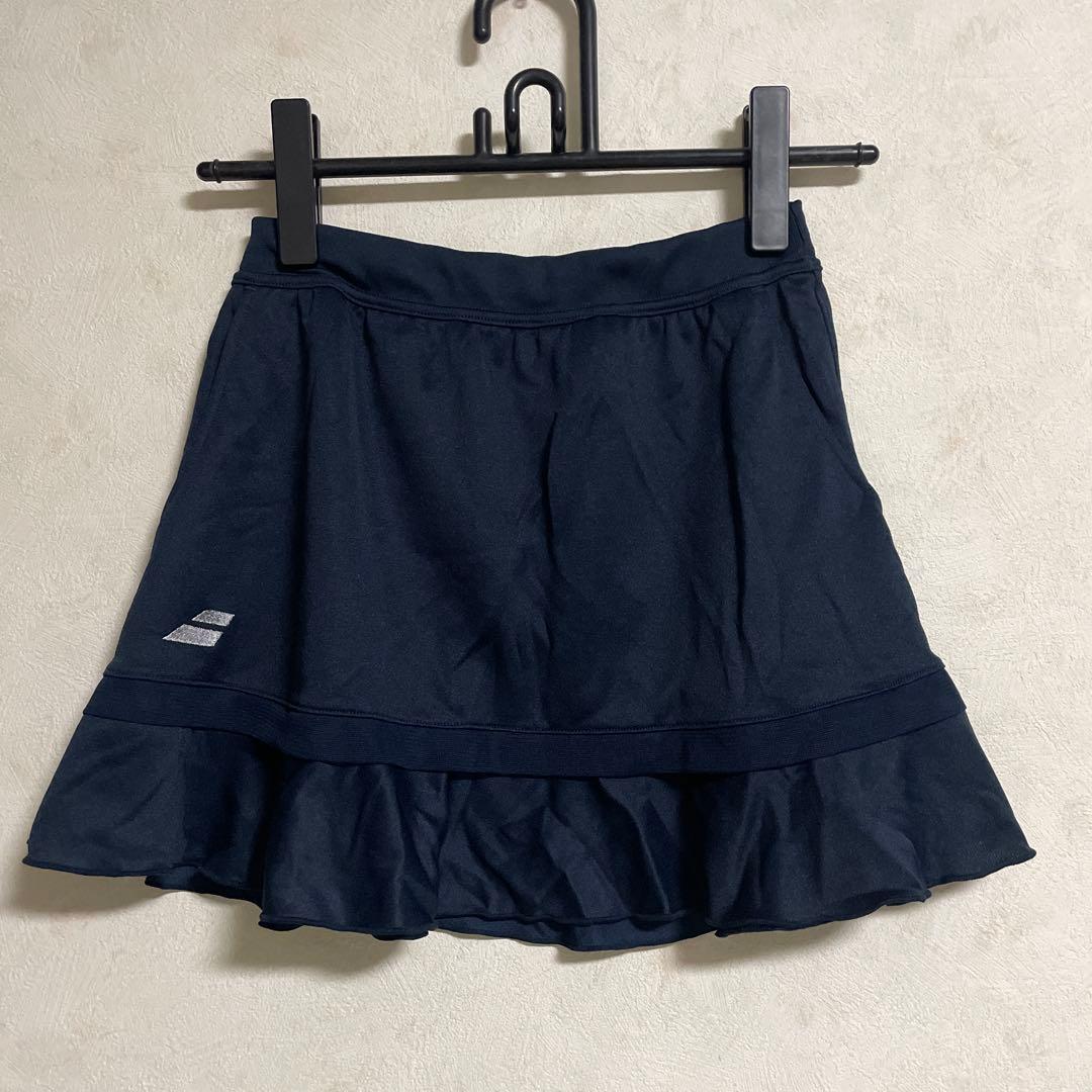 BabolaT テニスウェア セットアップ ネイビー Tシャツ スコート L