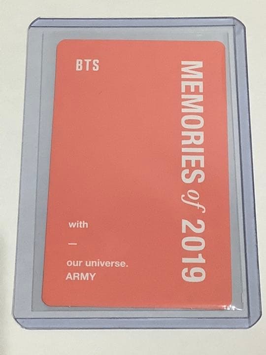BTS MEMORIES OF 2019 トレカ テテ v