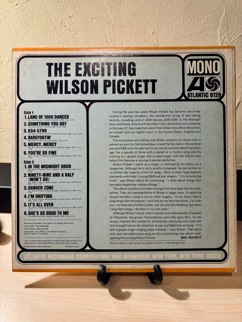 【USオリジナルMONO】The Exciting Wilson Pickett