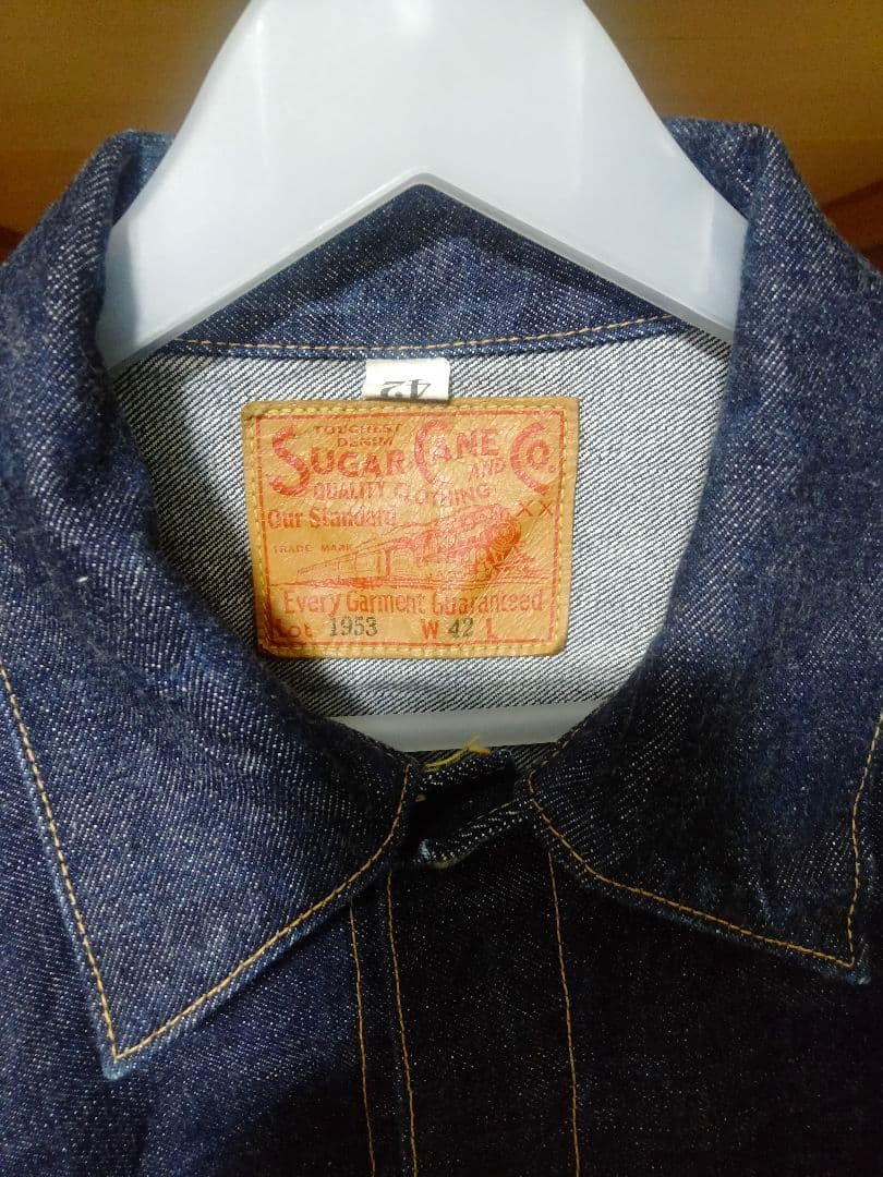 オ*ロ様 SUGAR CANE SC11953 size42 デニムジャケット2