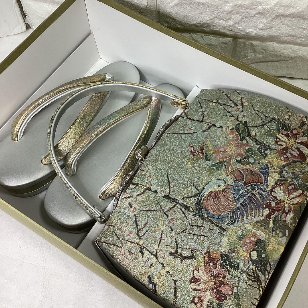 T　美品　和装小物　バッグ　草履セット