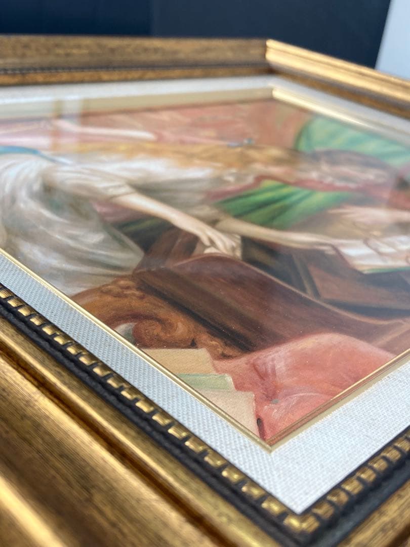 【複製画】「ピアノを弾く少女たち」1892年 ルノワール 状態良◇