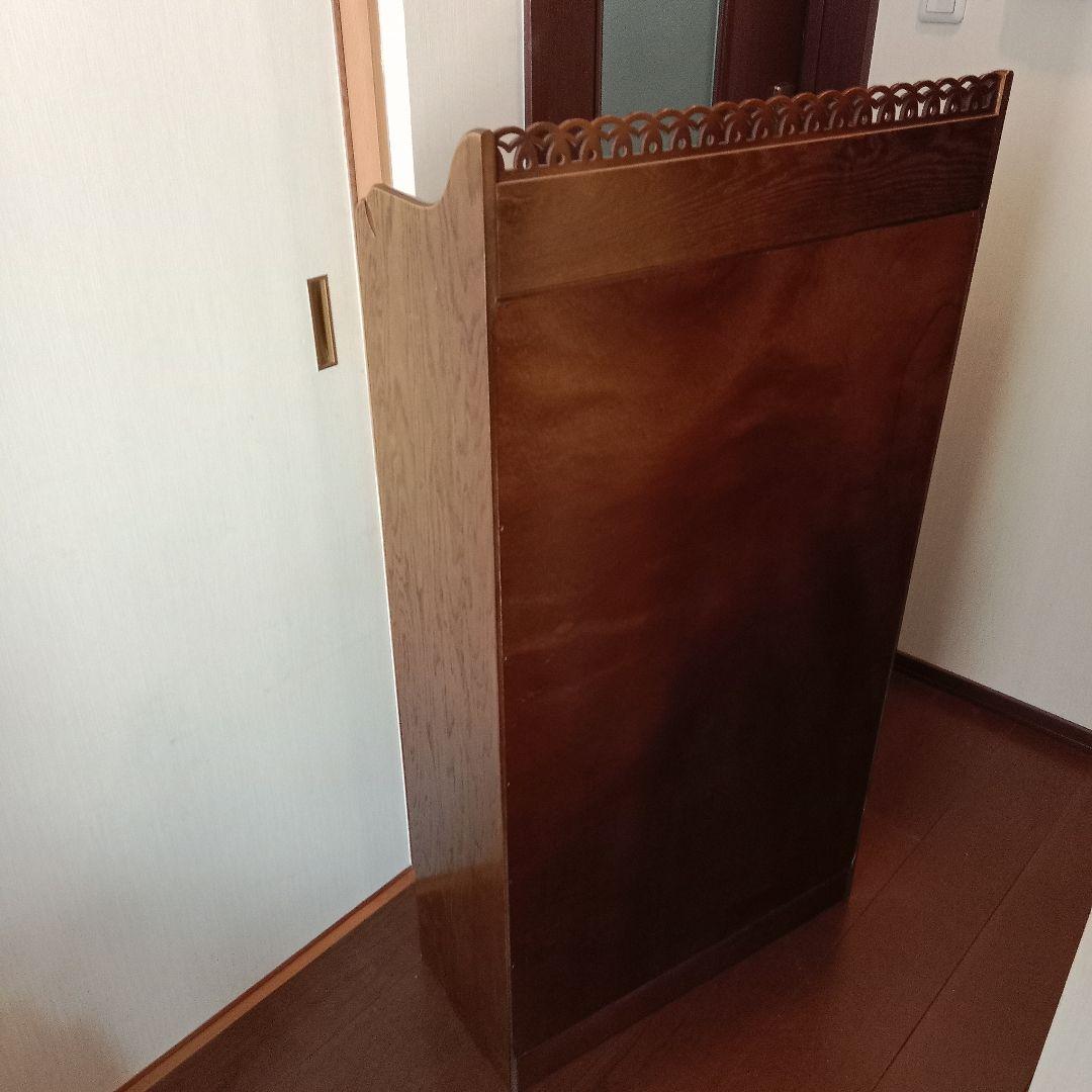 パリの雑貨屋 飾り棚 美品 飾棚 ガラス扉 日本製