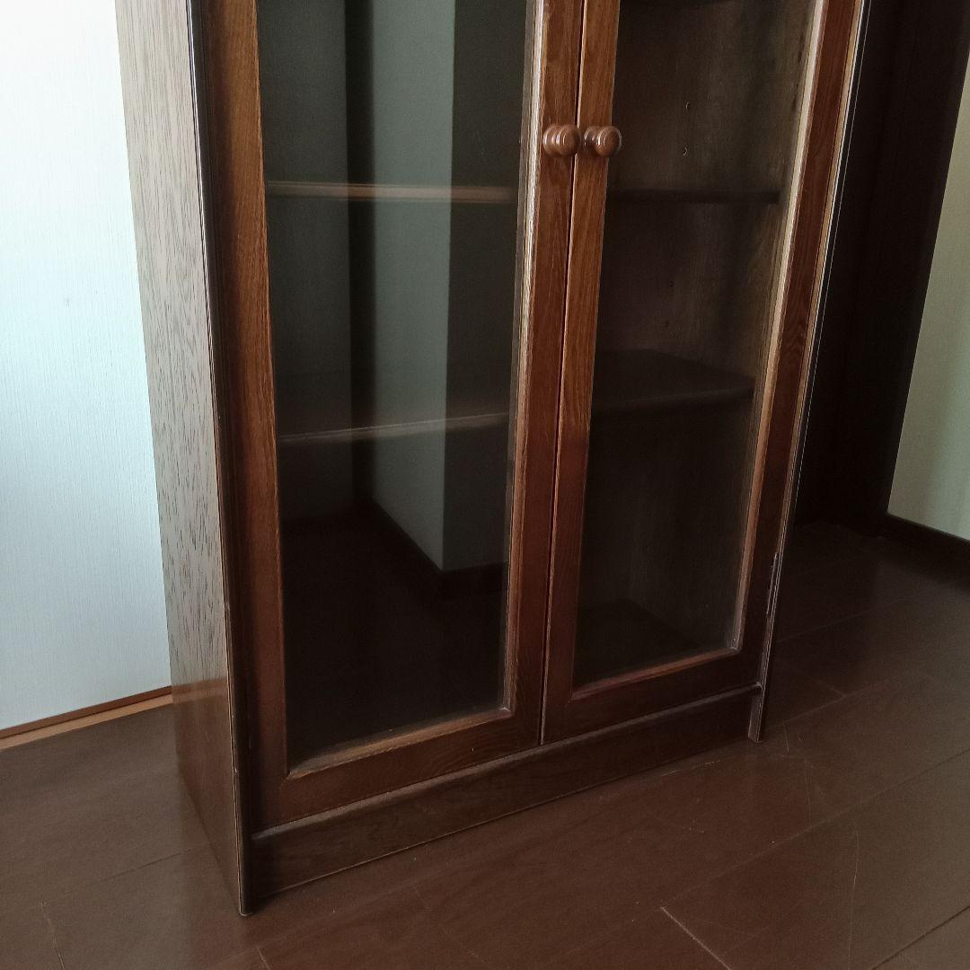パリの雑貨屋 飾り棚 美品 飾棚 ガラス扉 日本製