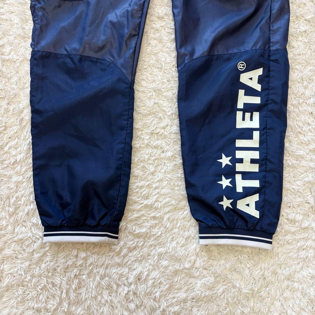 極美品　アスレタ　ピステ上下　ネイビー　サッカー　フットサル　ウェア　L