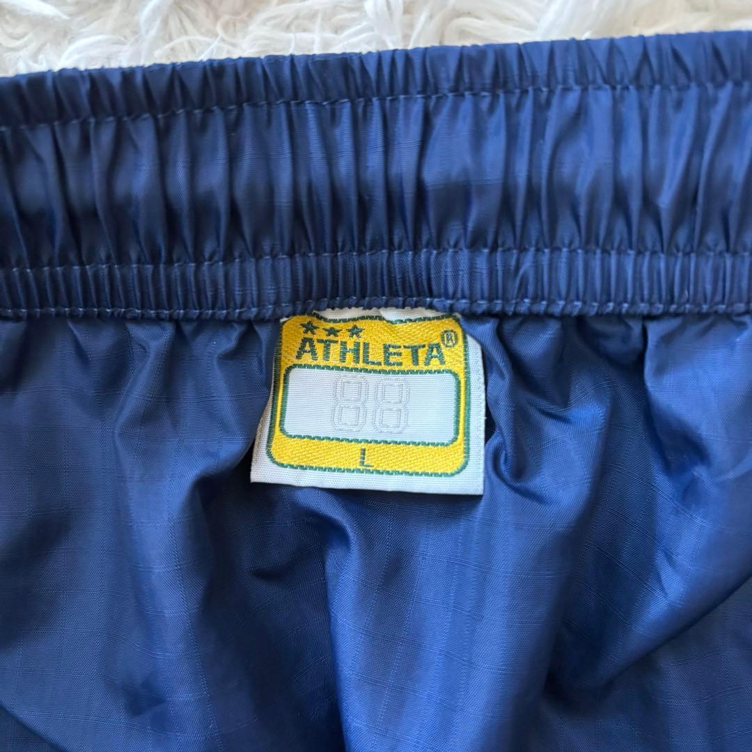 極美品　アスレタ　ピステ上下　ネイビー　サッカー　フットサル　ウェア　L