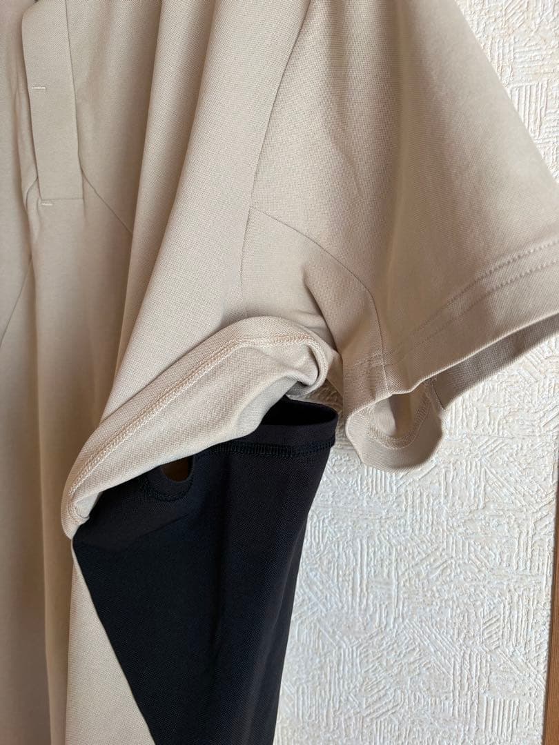 ☆デサントゴルフ DESCENTE GOLF☆メンズ ポロシャツ ベージュ XL