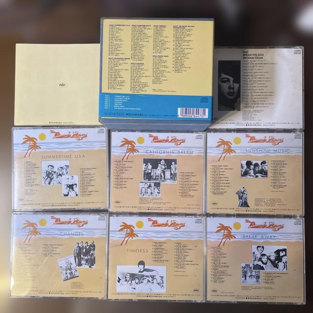 AOR ７枚組CD ザ・ビーチ・ボーイズ・ボックス～カリフォルニアより愛をこめて
