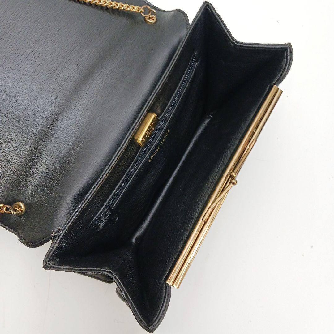 ✨美品✨ジバンシー　ショルダーウォレット　パーティーバック　4Gロゴ　ブラック