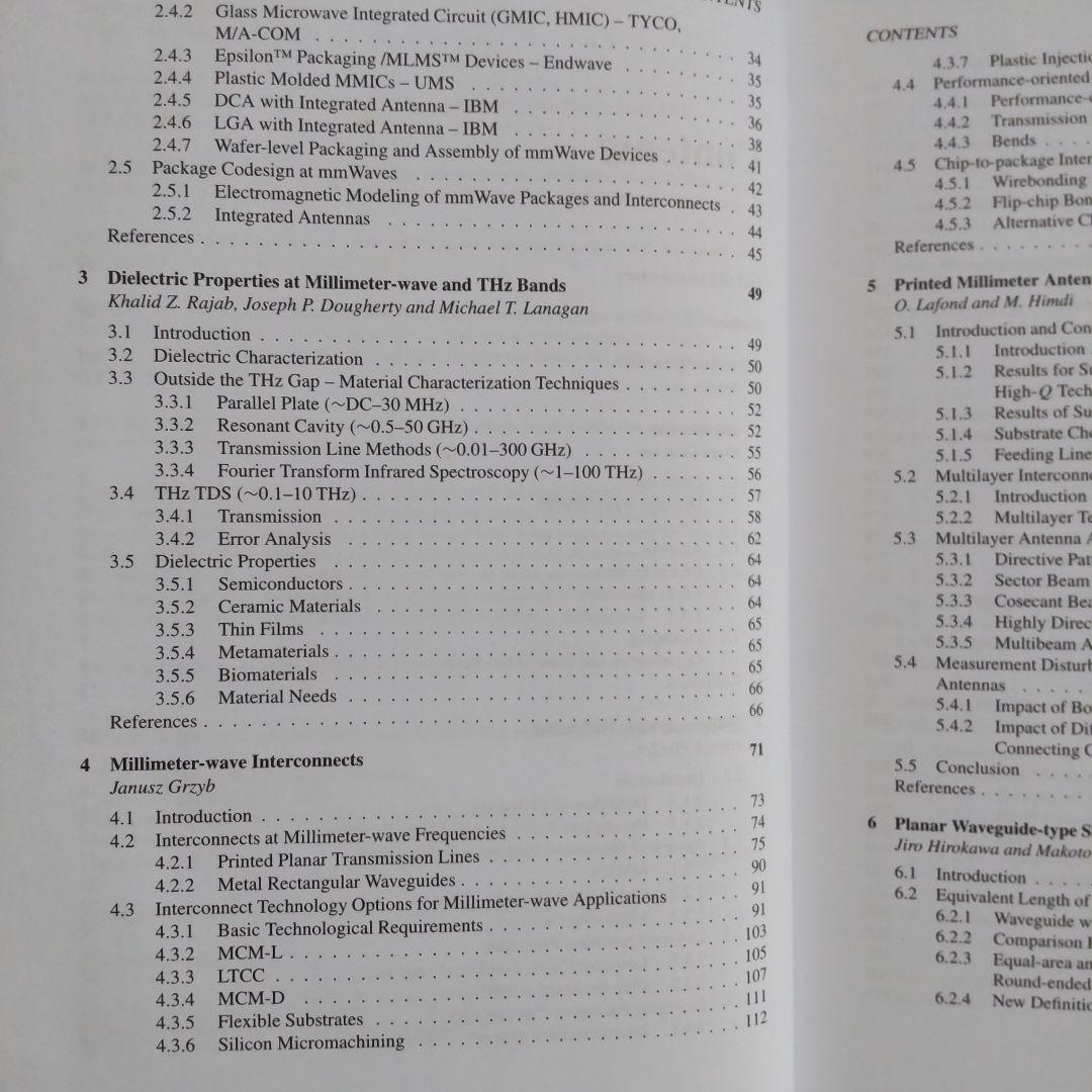 洋書 Advanced Millimeter-wave Technologies