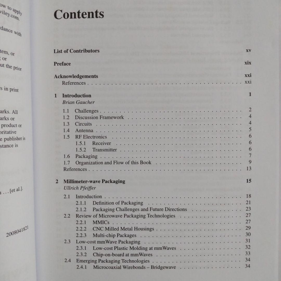 洋書 Advanced Millimeter-wave Technologies