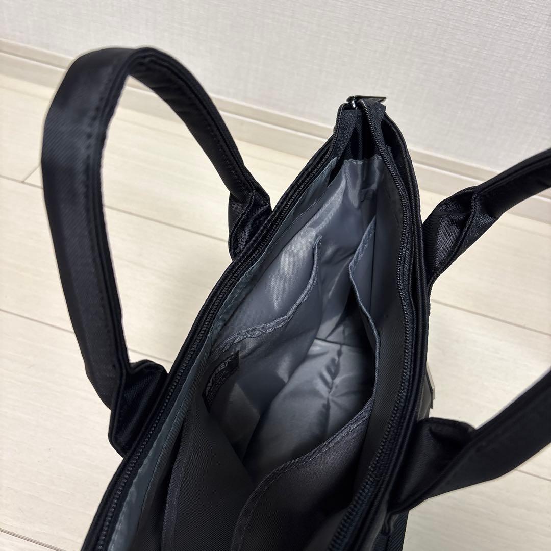 AVIREX ブラック トートバッグ 中型　ショルダー
