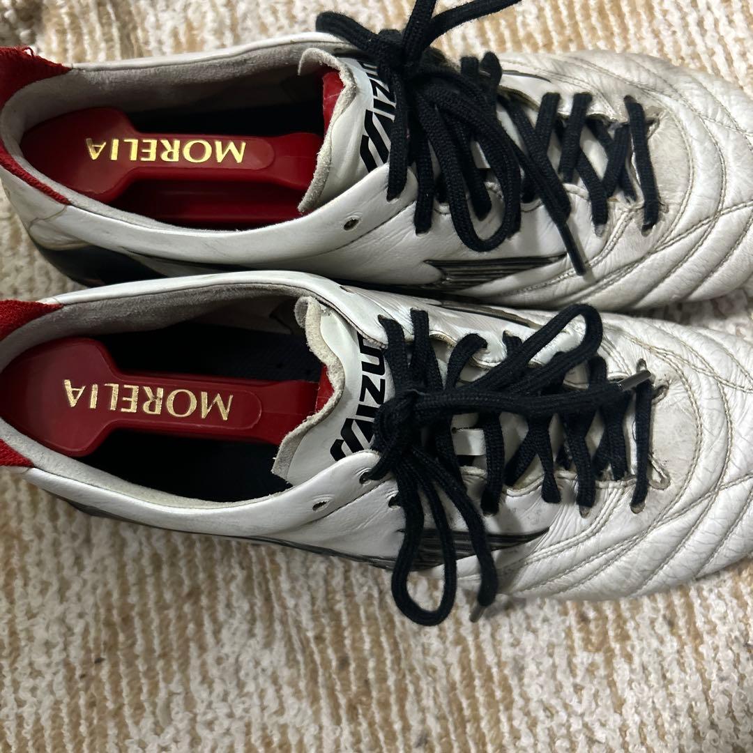 Mizuno Morelia NEO4 サッカーシューズ ホワイト/レッド