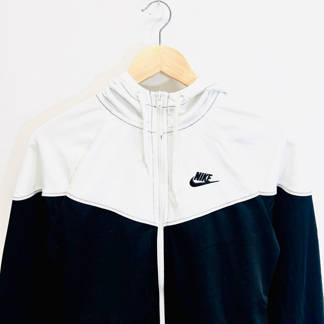 Nike フルジップジャージ トレーニングウェア【Black✖️White】