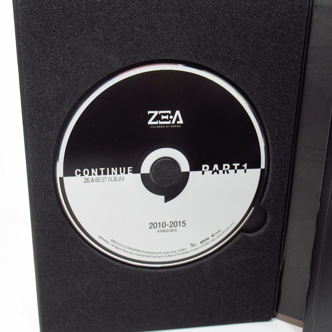 ZE:A ゼア CONTINUE 【韓国盤 CD2枚組】ベストアルバム