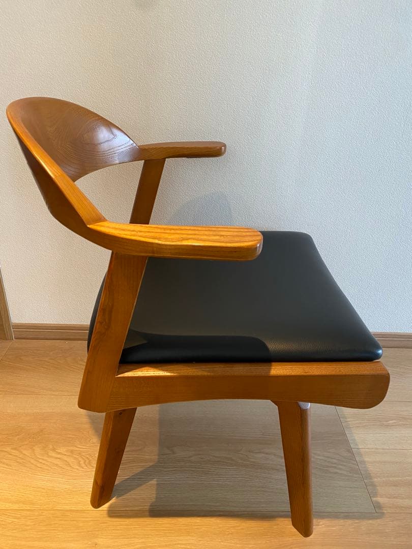 【訳あり品】ダイニングチェア 完成品 北欧 リビングチェア 回転式 ①