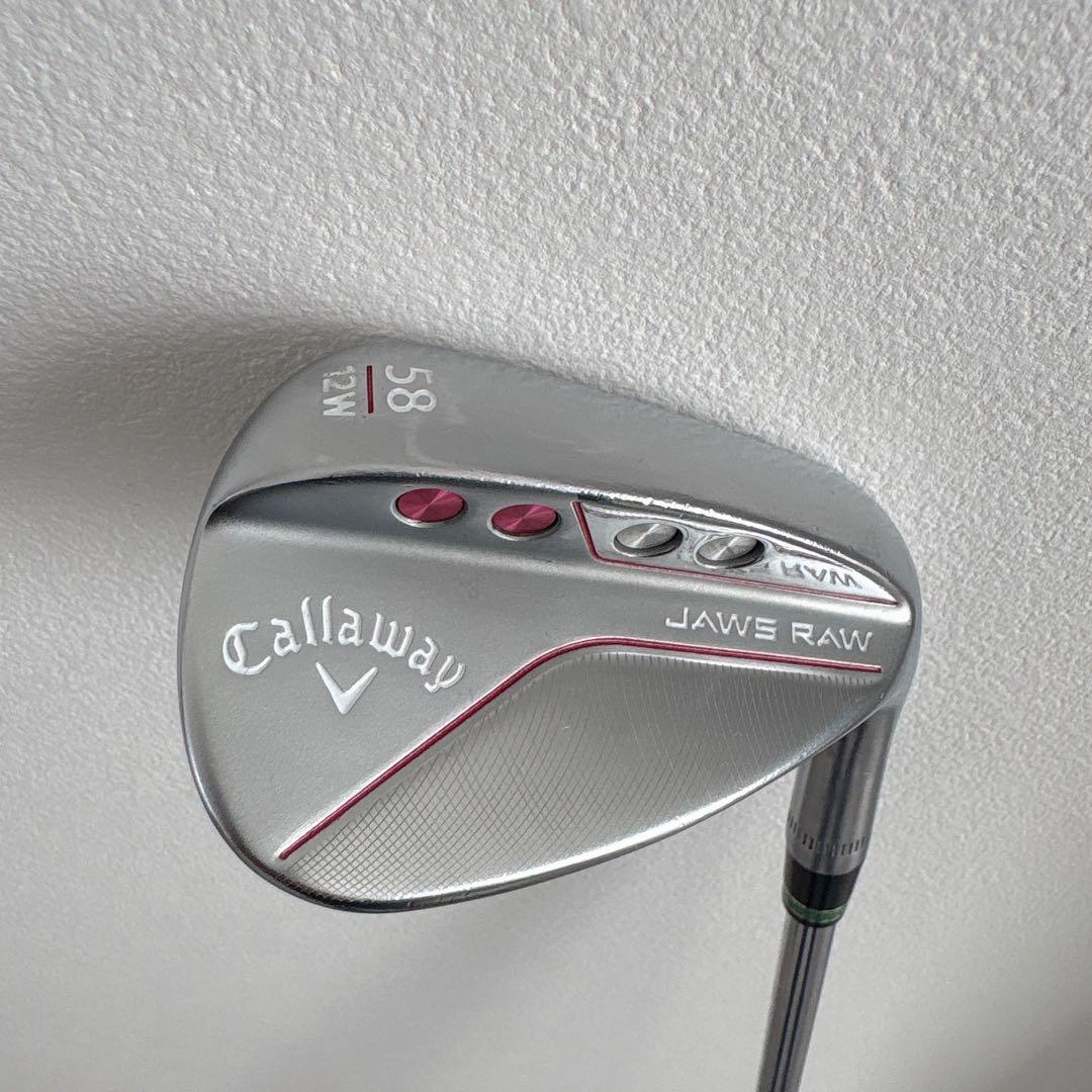 Callaway Jaws Raw 58° ウェッジ　スチールシャフト