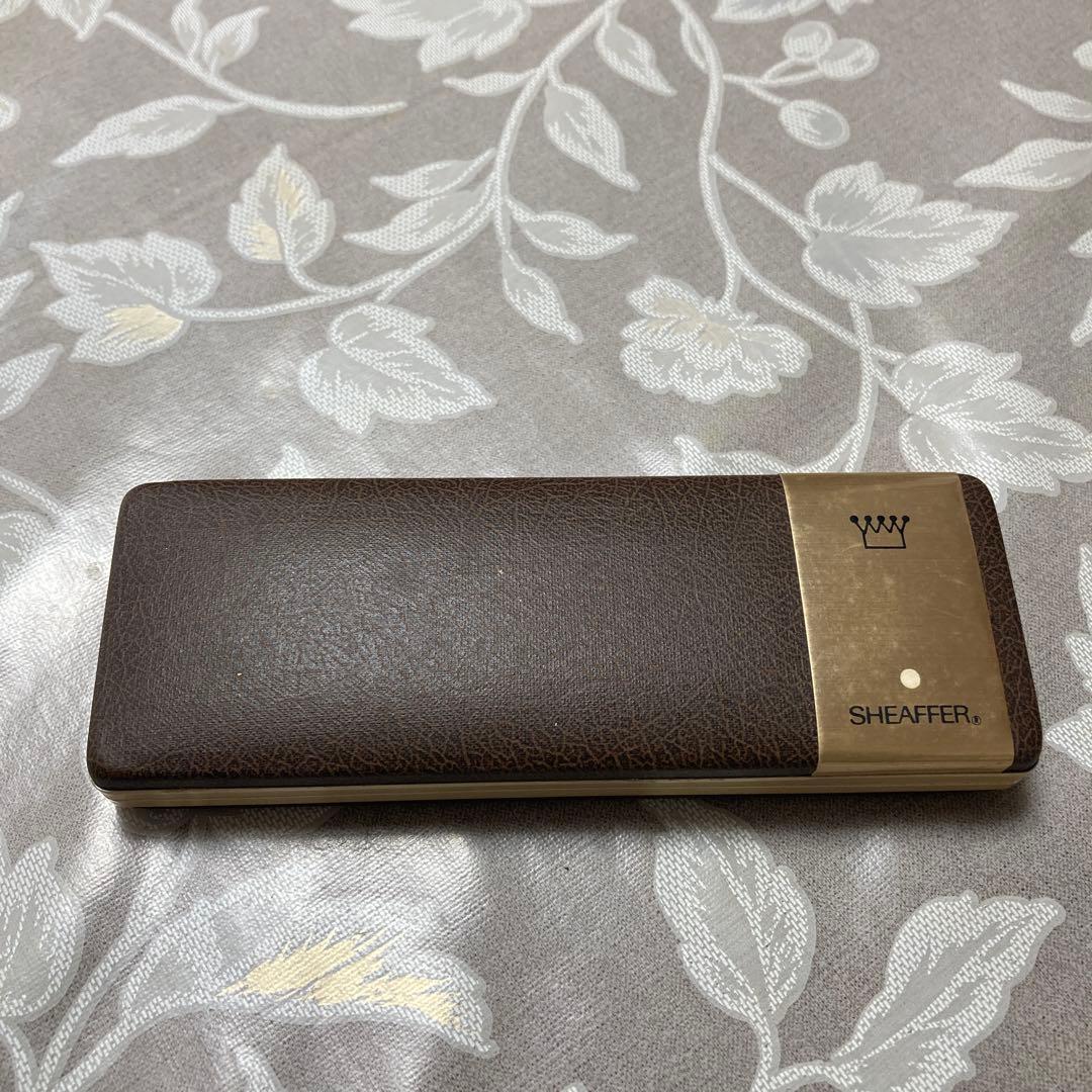 SHEAFFER 万年筆 レザー風ケース付き
