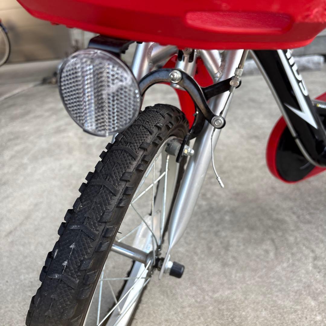 ワカモノキモノ　ECO KIDS 子供用自転車 赤