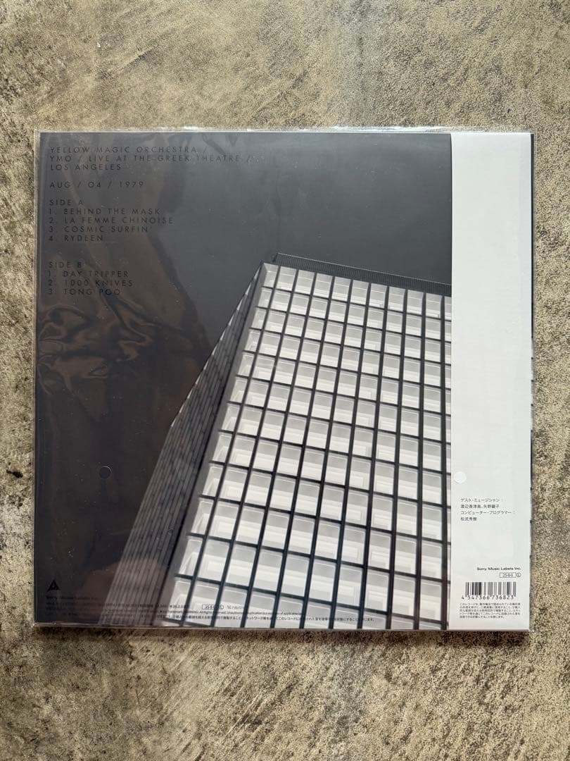 新品YMO \"LIVE THE GREEK THEATRE 08/04/1979