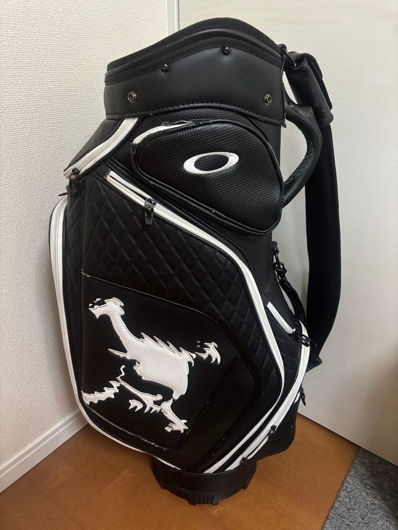 レア　オークリー　スカルデザイン ツアーキャディバッグ　ブラック　oakley