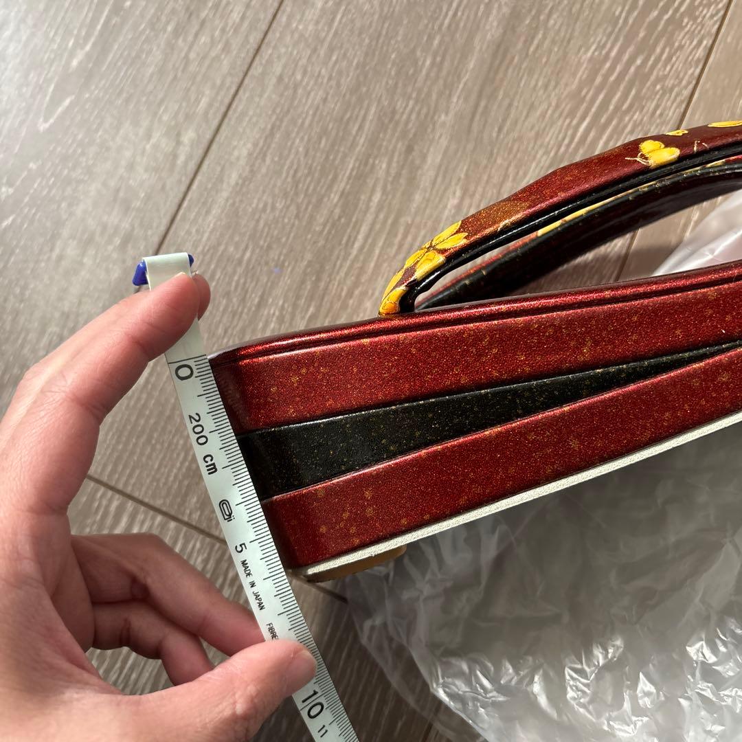 成人式　和装用バッグと草履セット