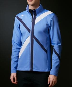 新品☆デサント スペクター RYOKU ジャージー ジャケット☆水色☆Lサイズ