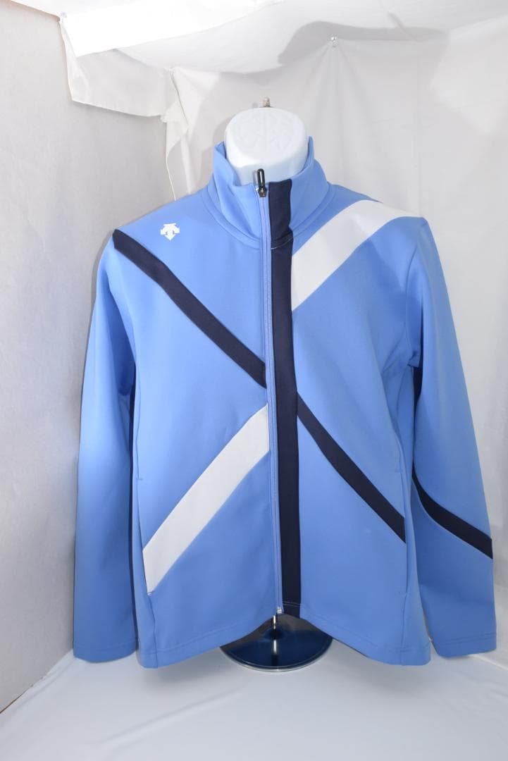 新品☆デサント スペクター RYOKU ジャージー ジャケット☆水色☆Lサイズ