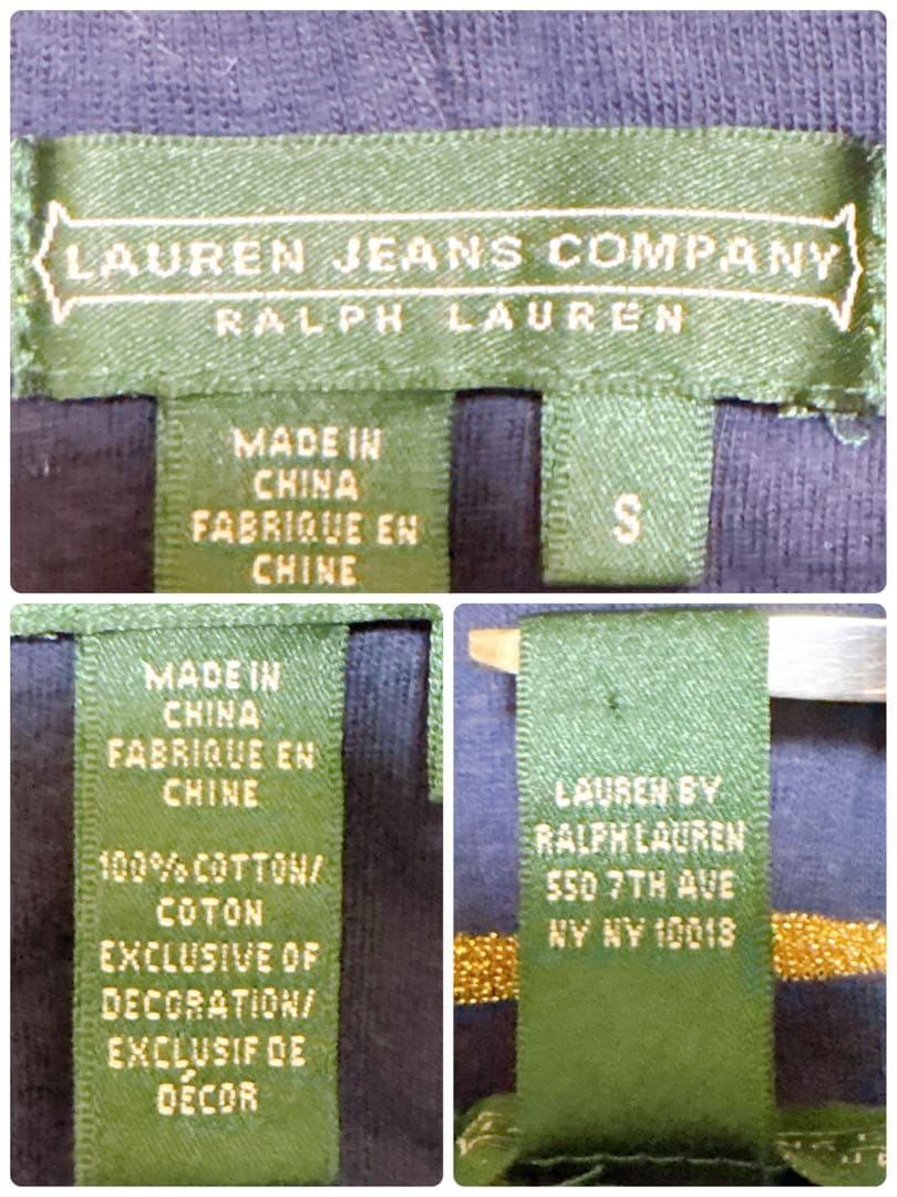 ラルフローレン Y2K ドラゴン刺繍 パーカー S ネイビー 古着 レア