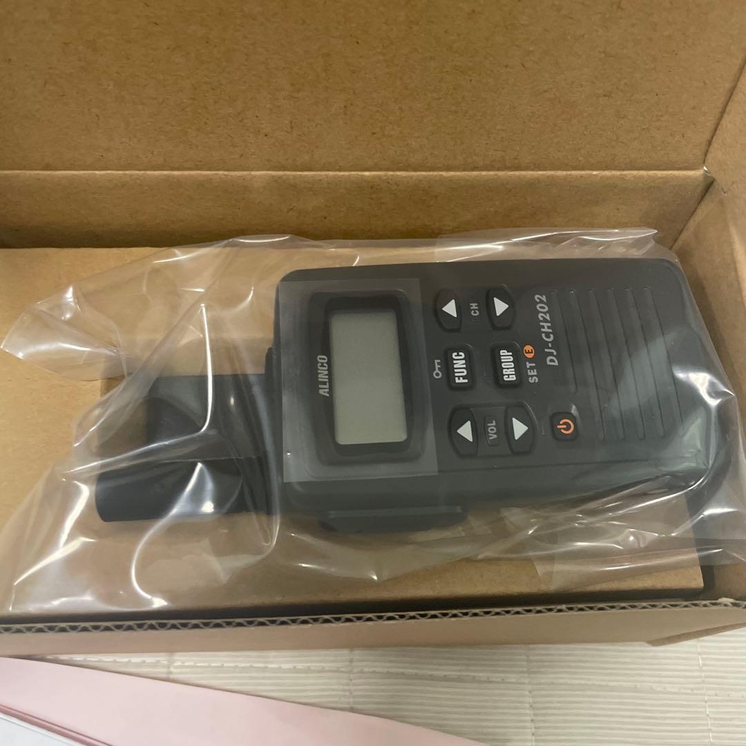 【新品】ALINCO DJ-CH202 特定小電力トランシーバー 無線機