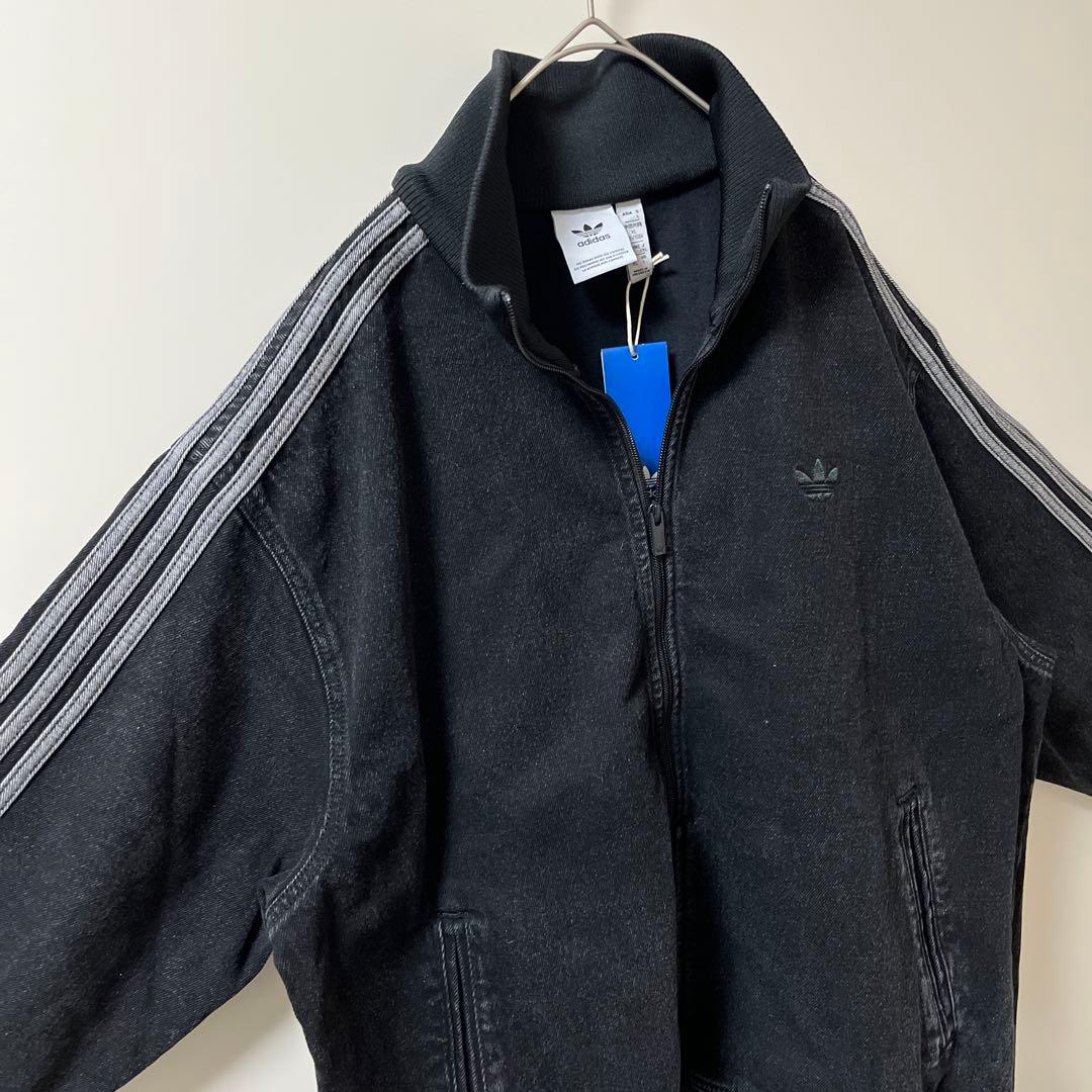 新品2XL】アディダスアディカラーデニムジャケットファイヤーバードトラックげんじ
