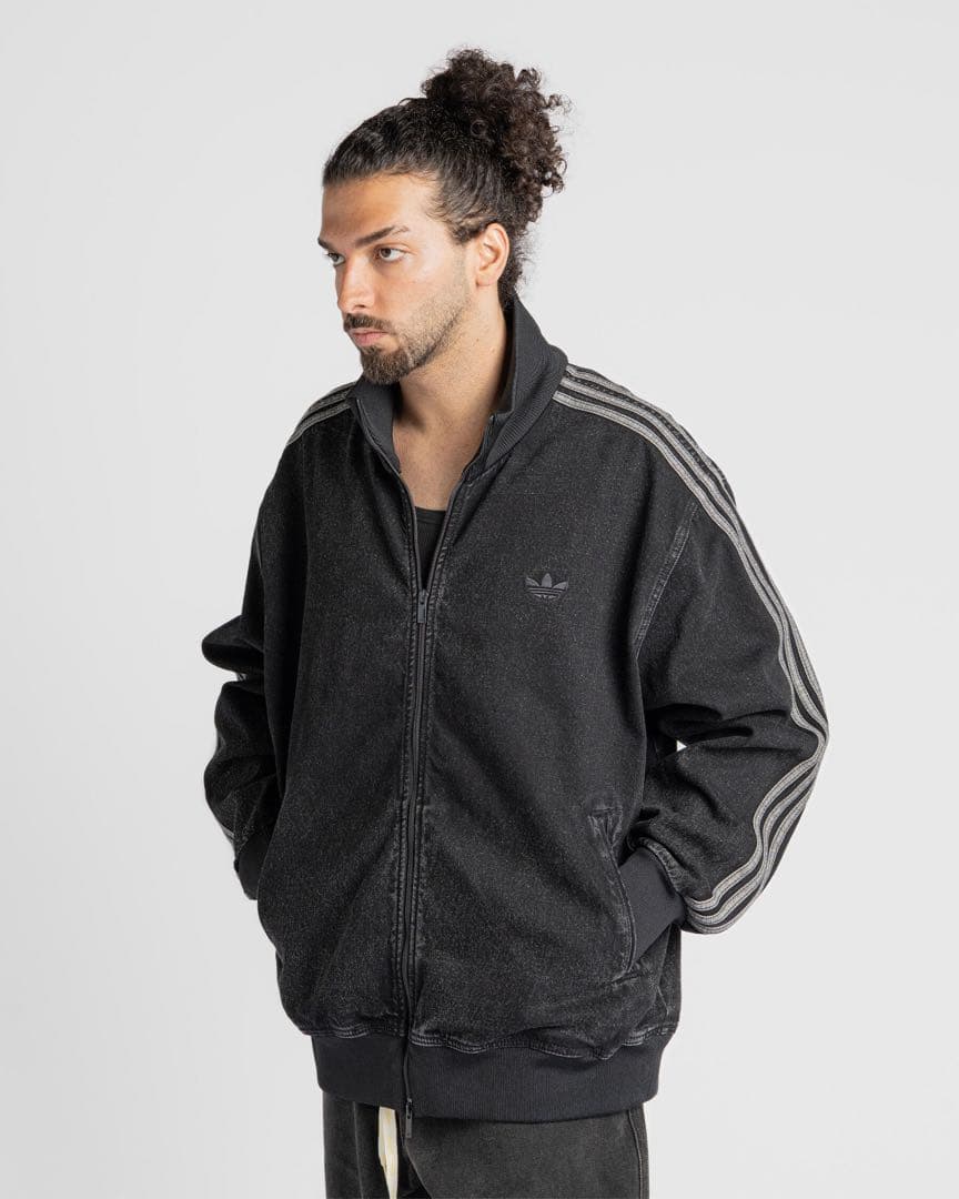 新品2XL】アディダスアディカラーデニムジャケットファイヤーバードトラックげんじ