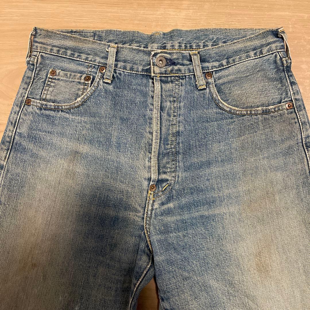 雰囲気抜群 LEVI'S 702 XX 復刻 赤耳 ユーズド W33 x L36