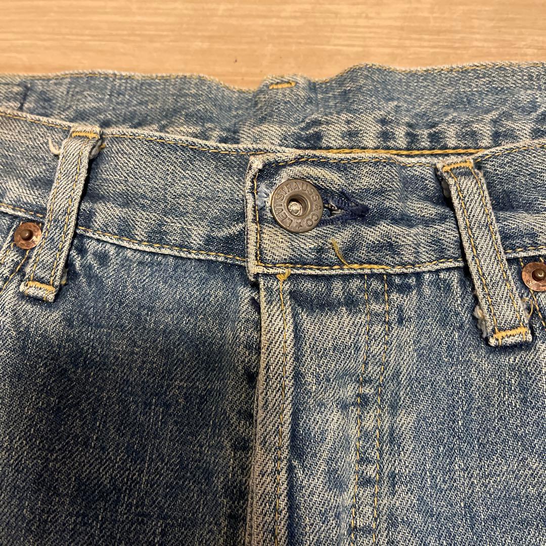 雰囲気抜群 LEVI'S 702 XX 復刻 赤耳 ユーズド W33 x L36