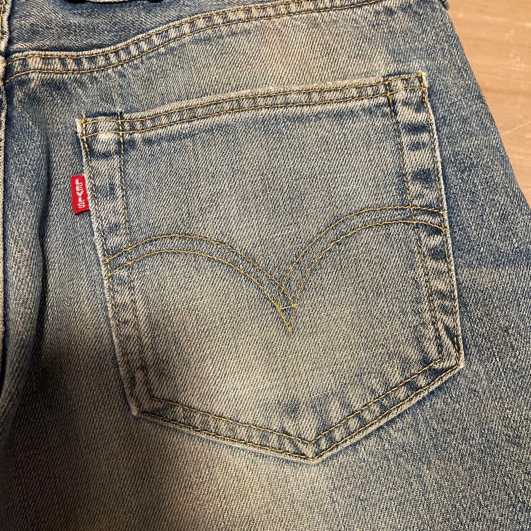 雰囲気抜群 LEVI'S 702 XX 復刻 赤耳 ユーズド W33 x L36
