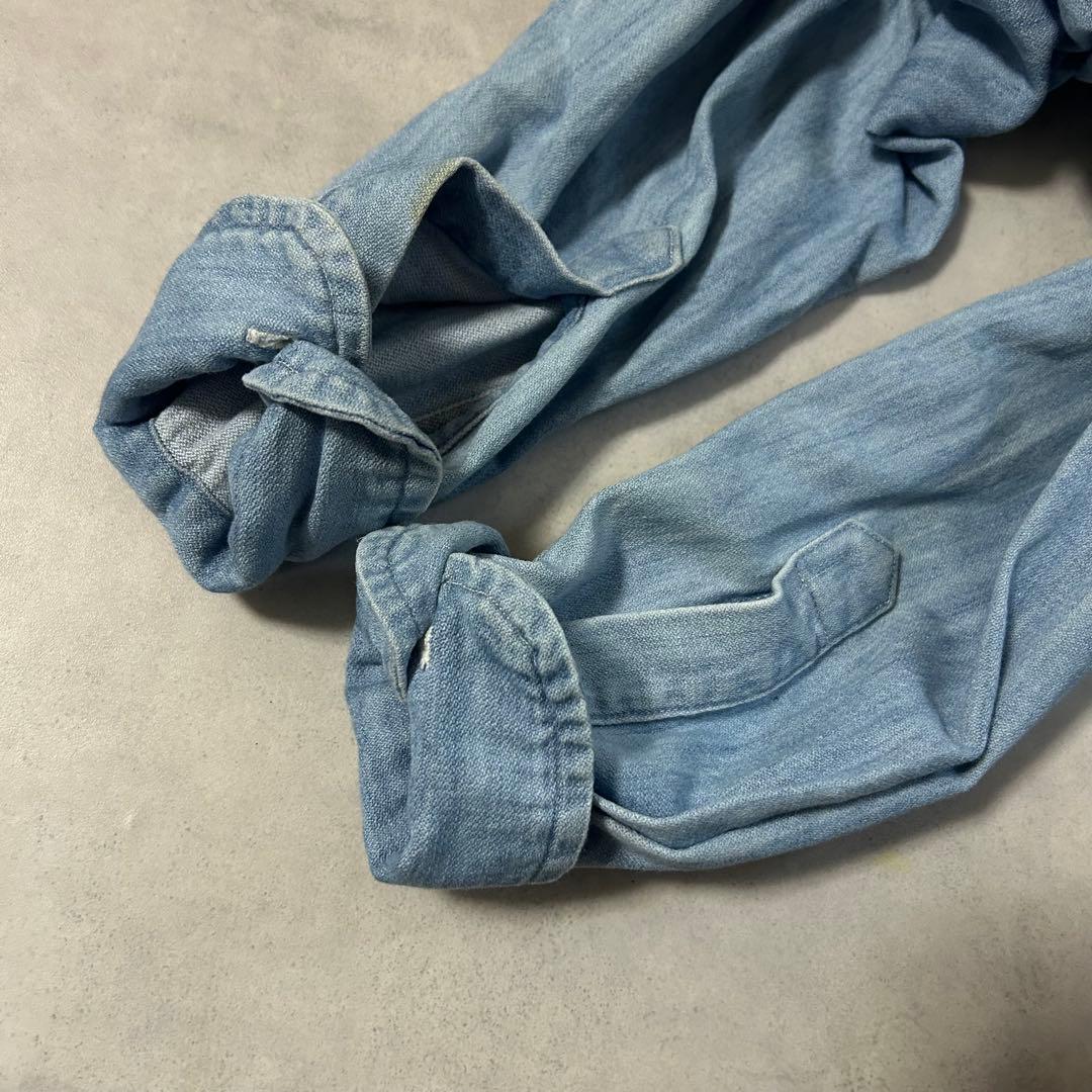 フランクアンドアイリーン デニムシャツ スキッパー WASH INDIGO