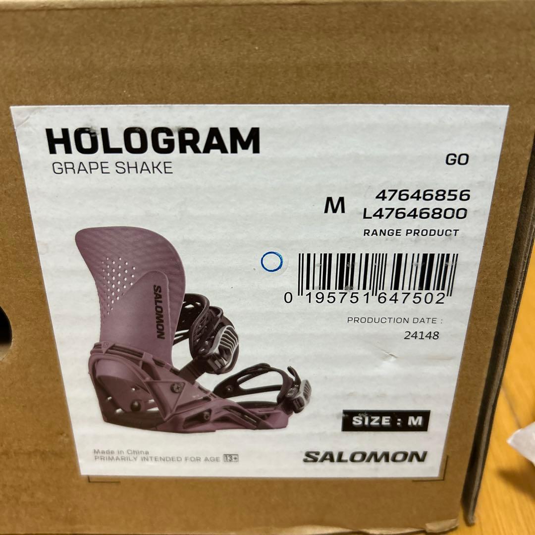 SALOMON HOLOGRAM スノーボードビンディング　サイズM