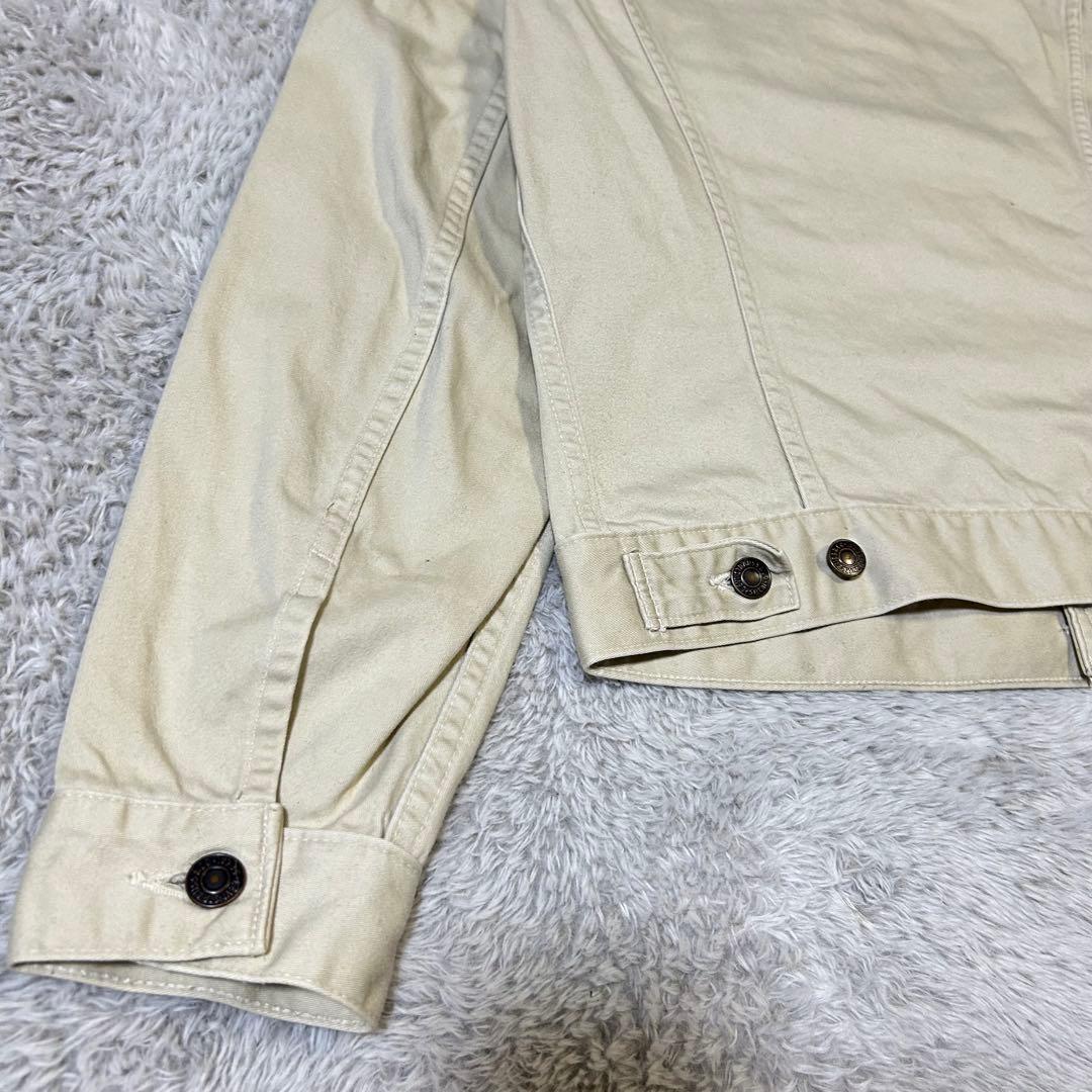 【美品】リーバイス　70505 ホワイト デニムジャケット 38