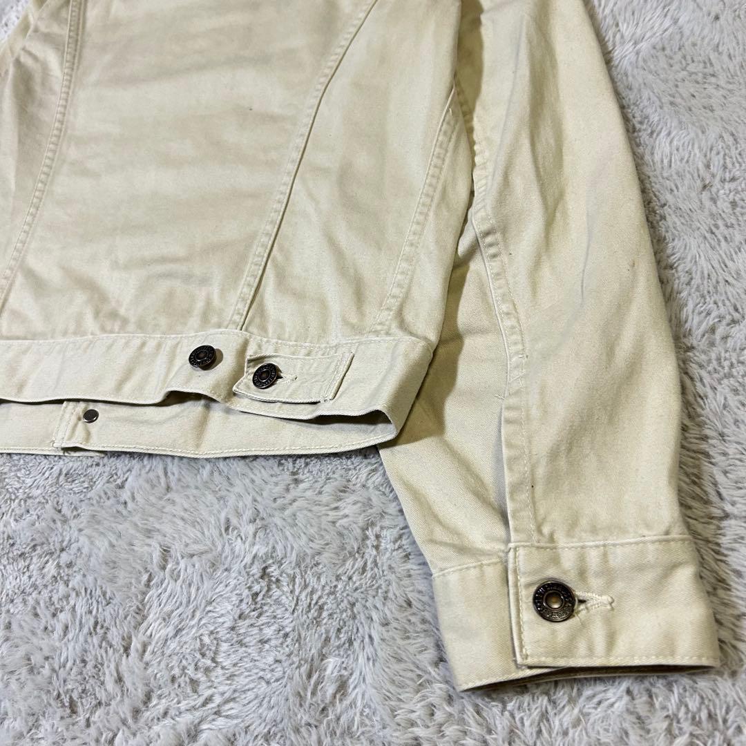 【美品】リーバイス　70505 ホワイト デニムジャケット 38