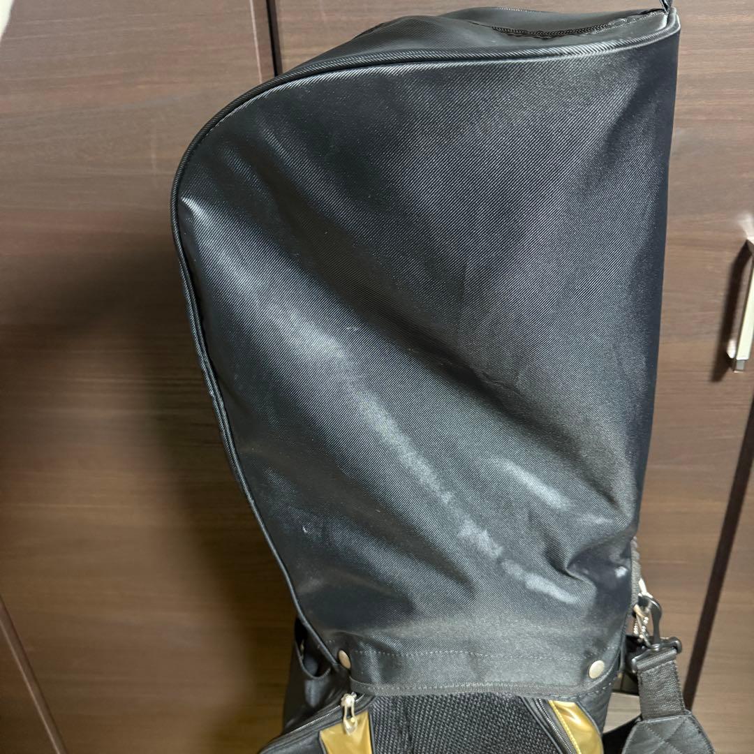 Mizuno RV02 ゴルフバッグ キャディバッグ ブラック/ゴールド