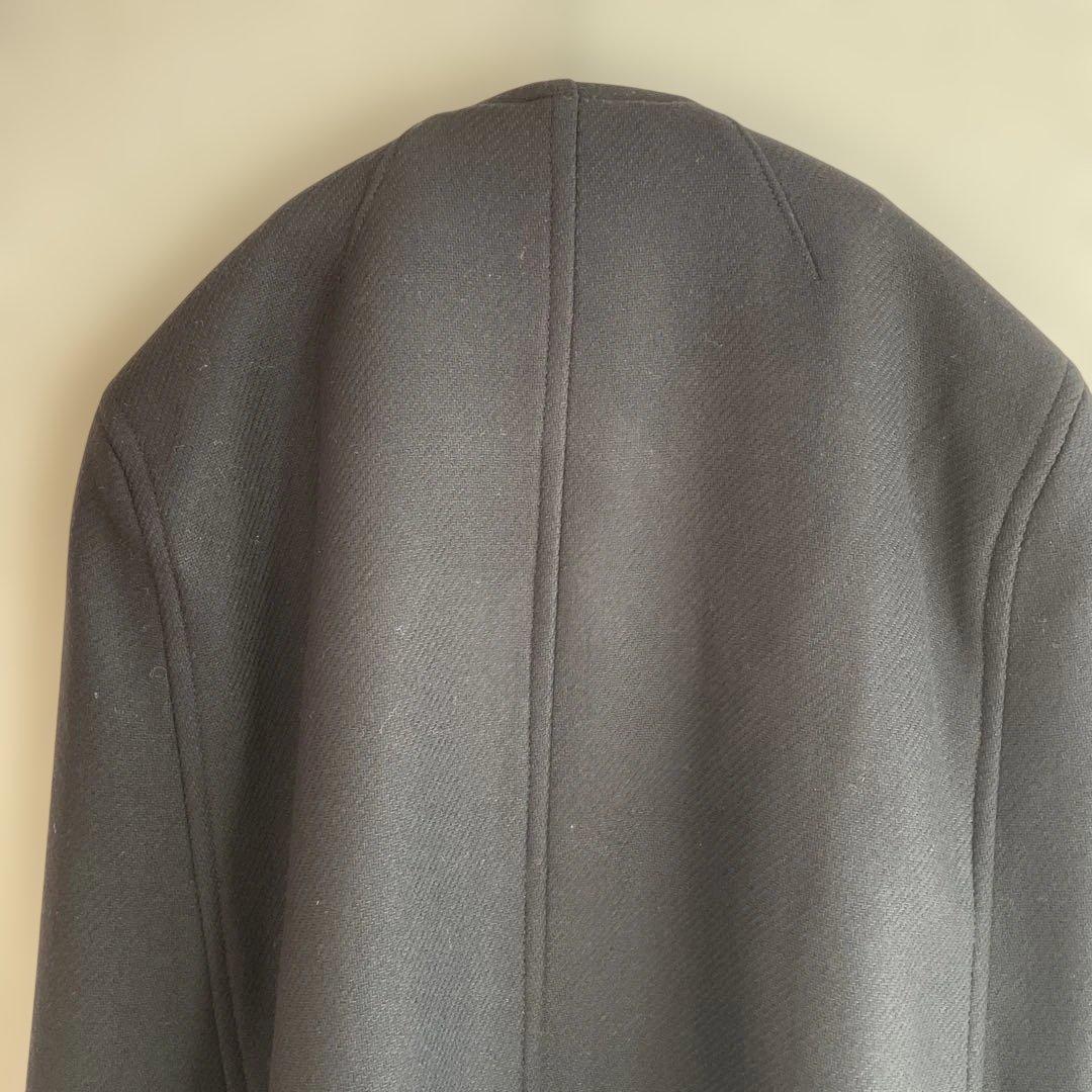 【即完売】ZARA&MANTECO｜ポンチョケープ｜ゴールド金具｜ラムウールXS