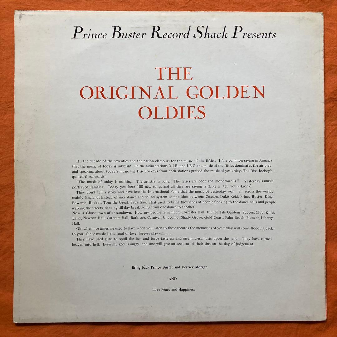 LP盤 THE ORIGINAL GOLDEN OLDIES / スカ/レゲエ